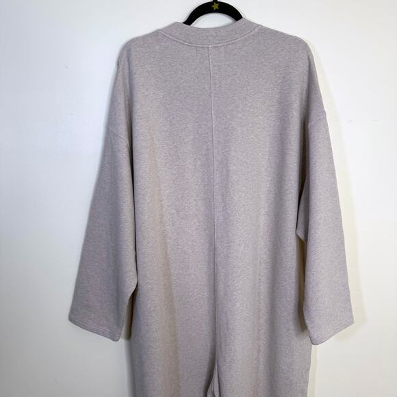 NWT Mara Hoffman Full Circle Sabina Jumpsuit Plus Size 2X Oatmeal Beige Comfy‎ - Picture 5 of 6